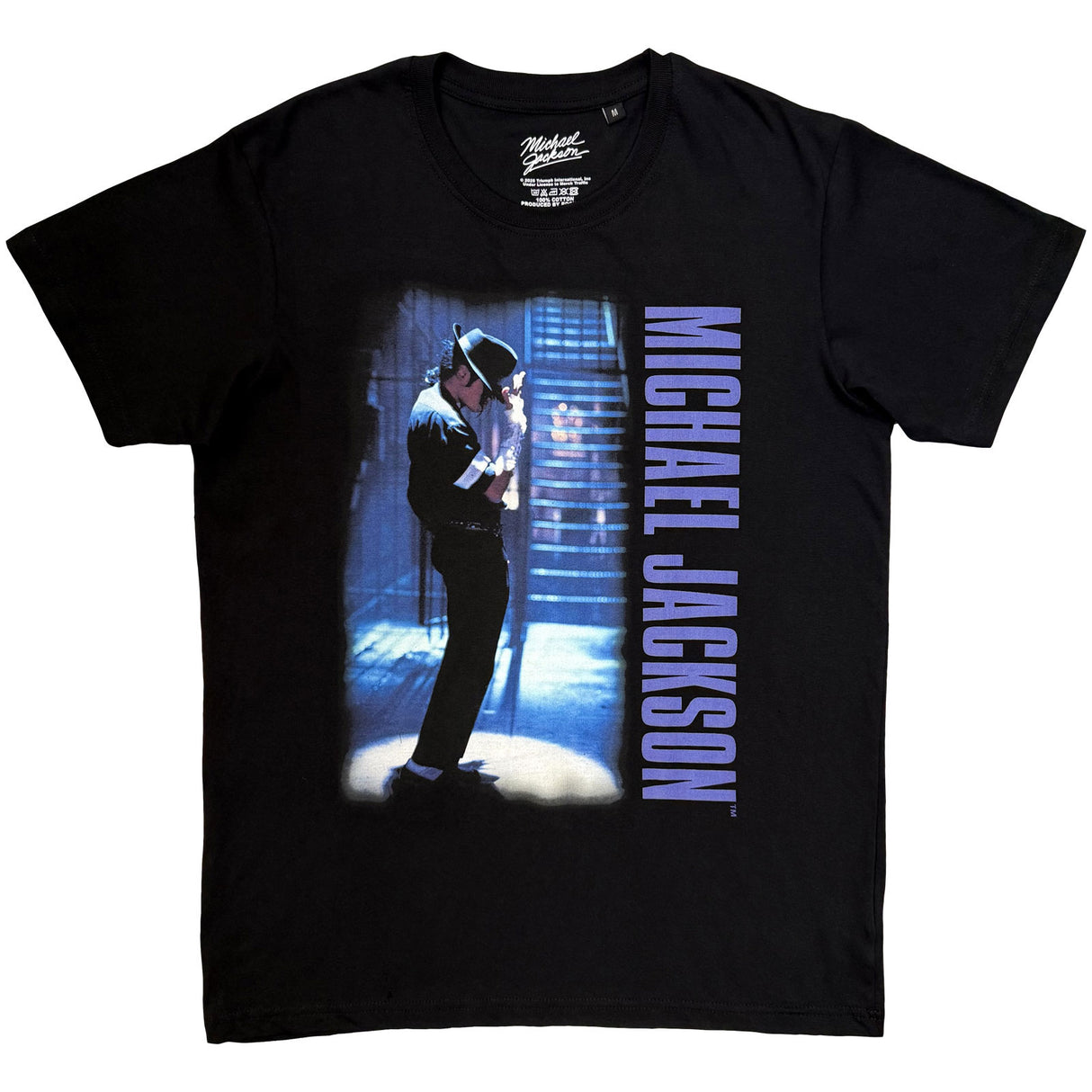 Michael Jackson Unisex T-Shirt Black or White Panther Dance Black (XXL)