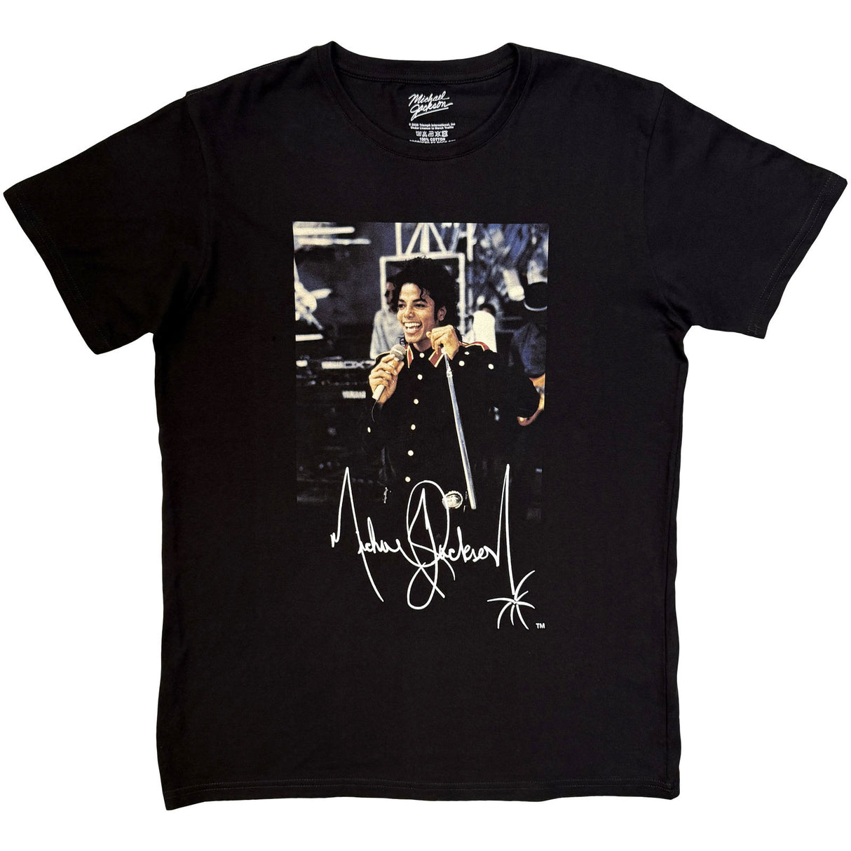 Michael Jackson Unisex T-Shirt Signature Black (XL)
