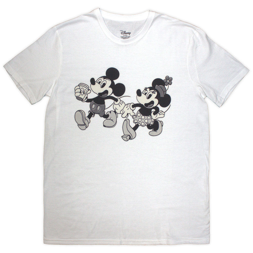 Disney Unisex T-Shirt Mickey & Minnie White (XL)