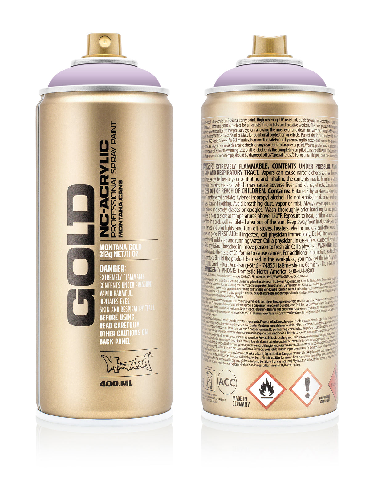 Montana GOLD 400ml Nitro Acrylic Spray Paint Crocus (G4200)