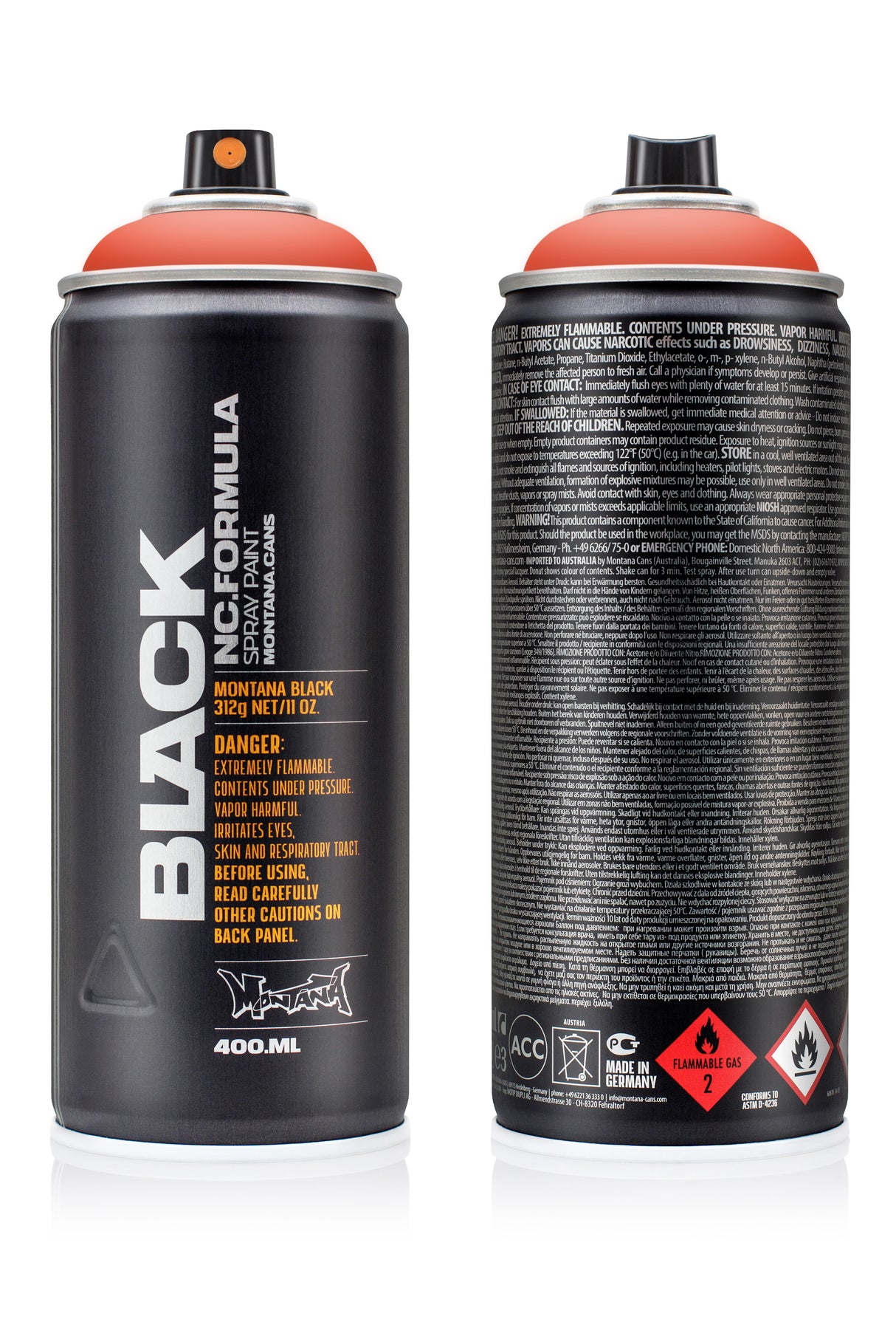 Montana BLACK 400ml Spray Paint Infra Red (IN3000)