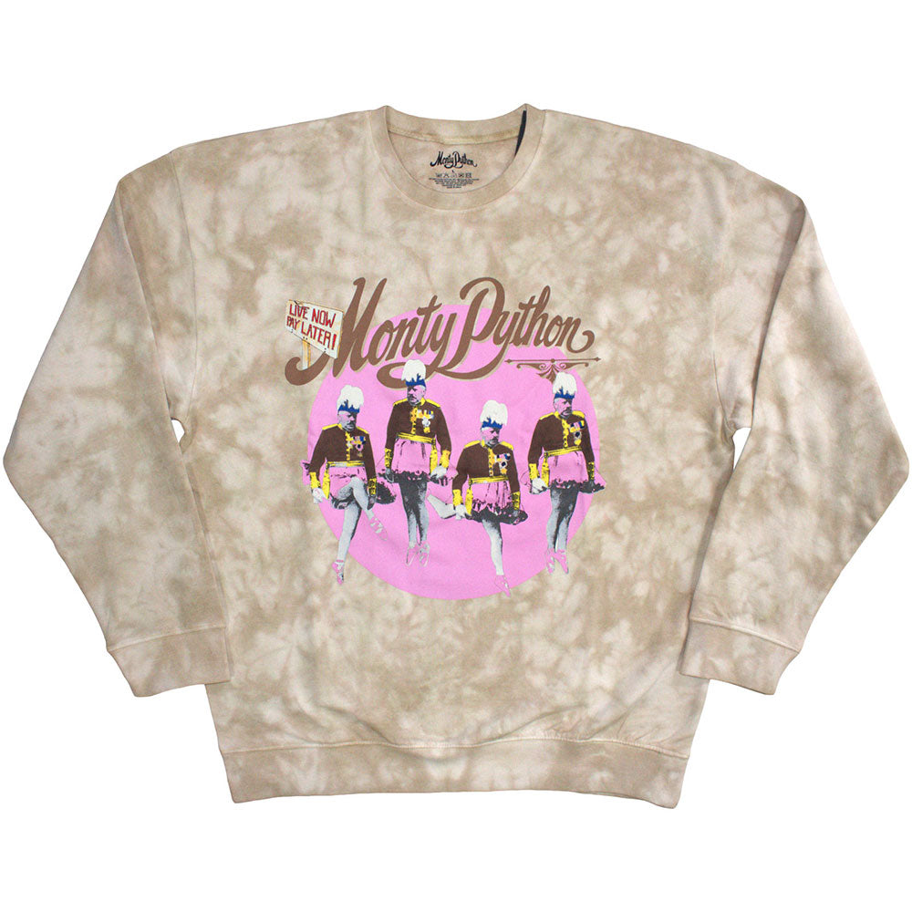 Monty Python Unisex Sweatshirt Pay Later (Wash Collection) Sand (S)
