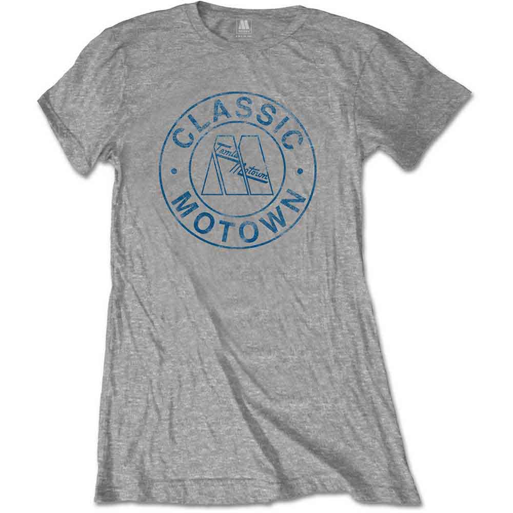 Motown Ladies T-Shirt Classic Circle Grey (XXL)