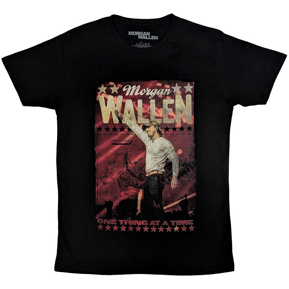 Morgan Wallen Unisex T-Shirt One Thing At a Time Black (L)