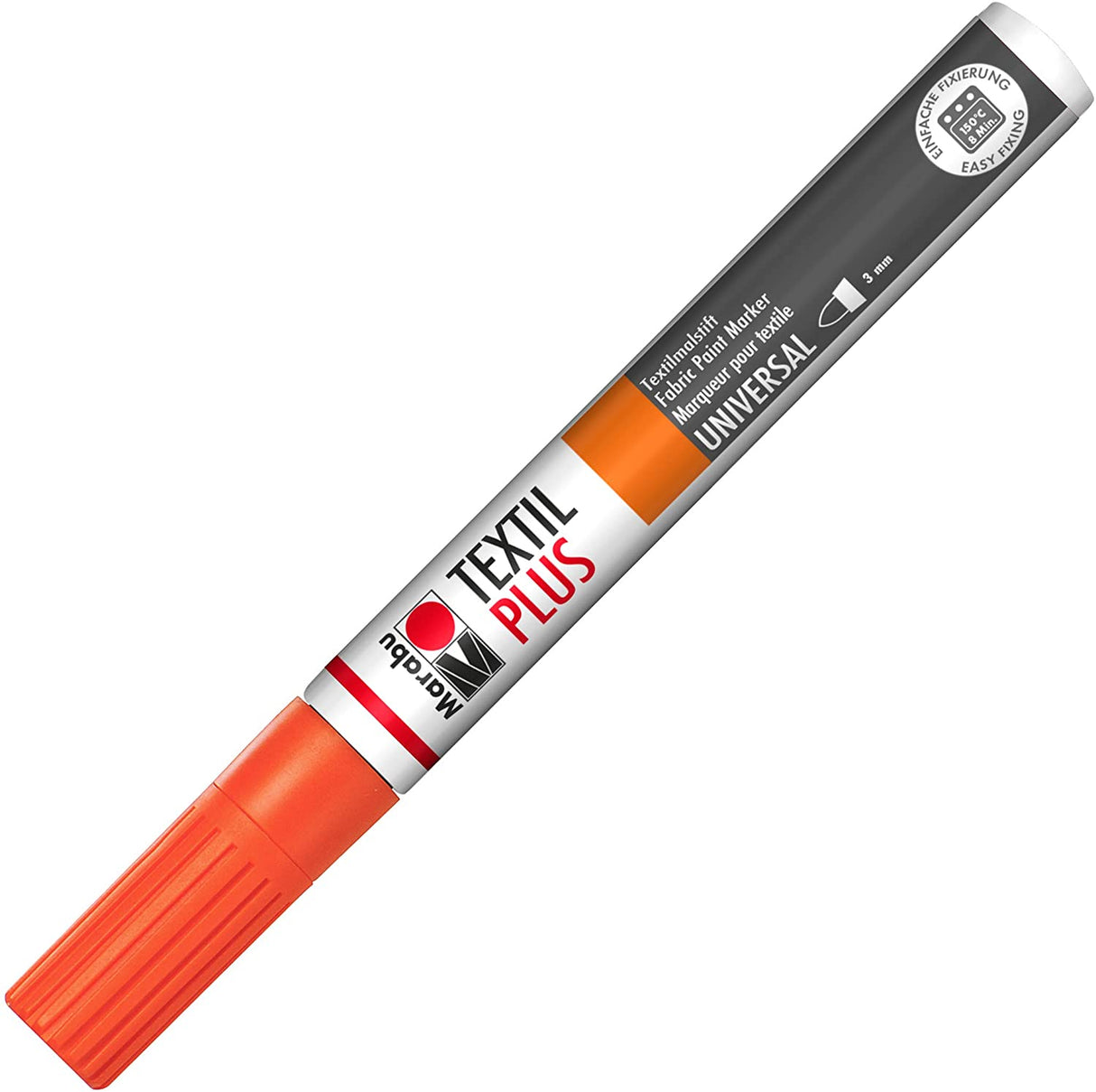 marabu textil plus painter fabric marker pen orange
