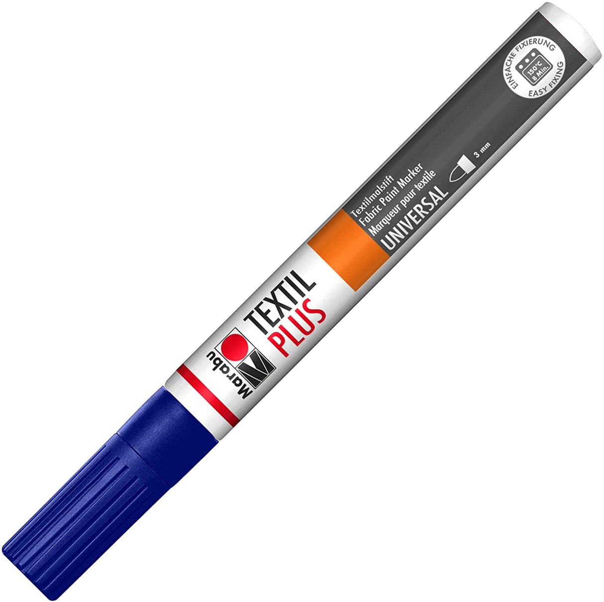 marabu textil plus painter fabric marker pen dark blue