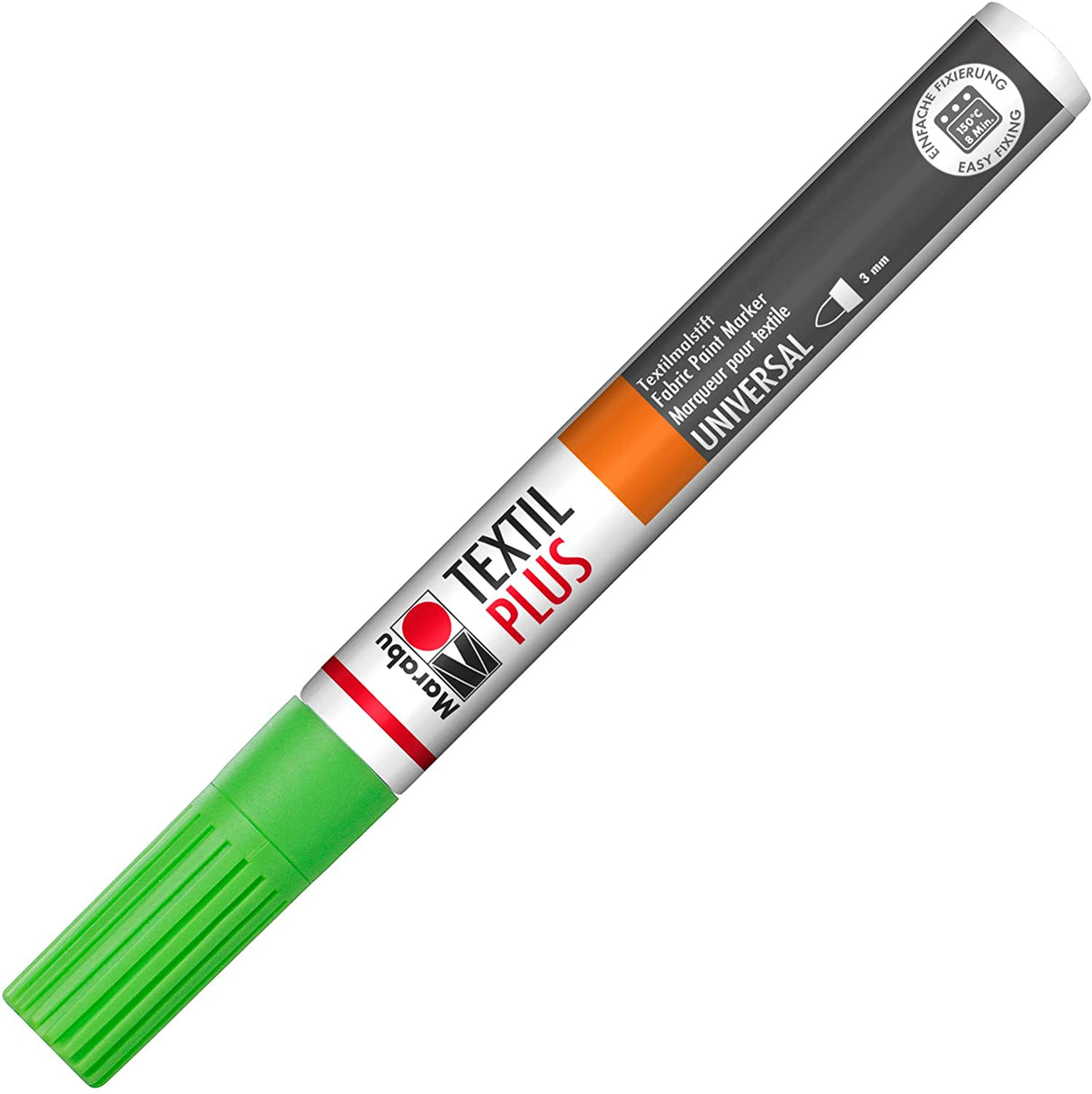 marabu textil plus painter fabric marker pen light green