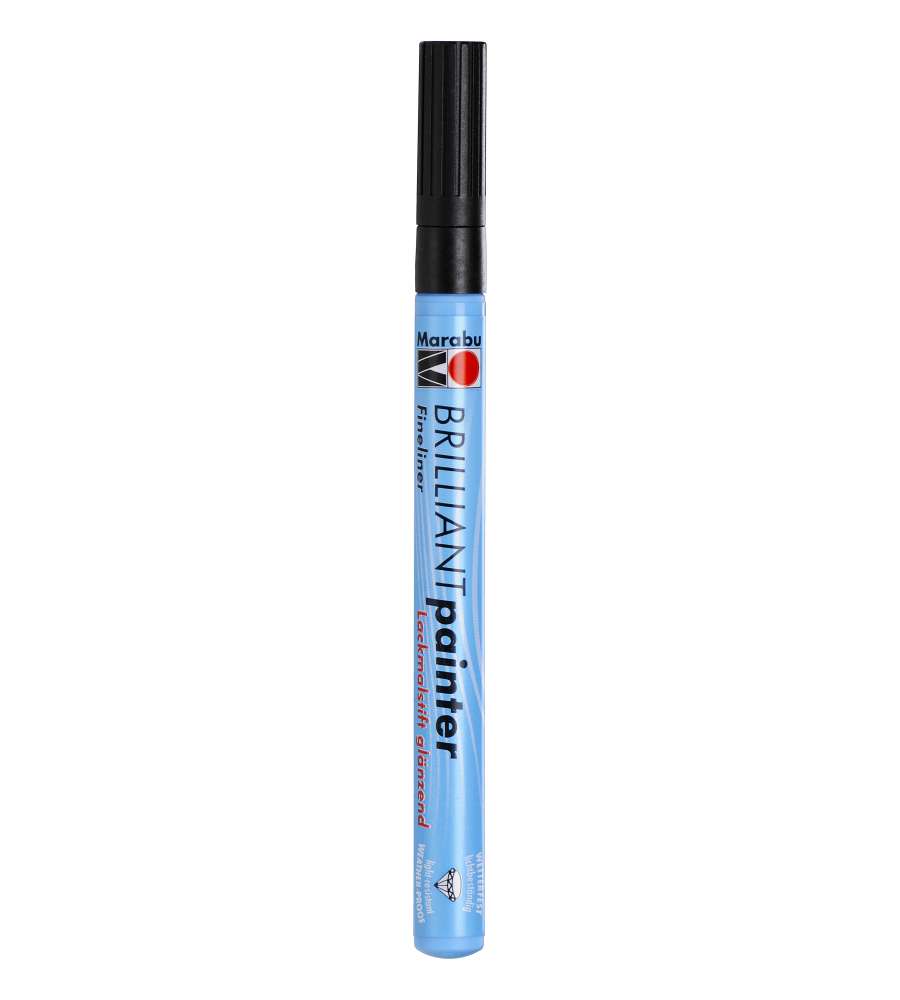 marabu brilliant painter marker pen black