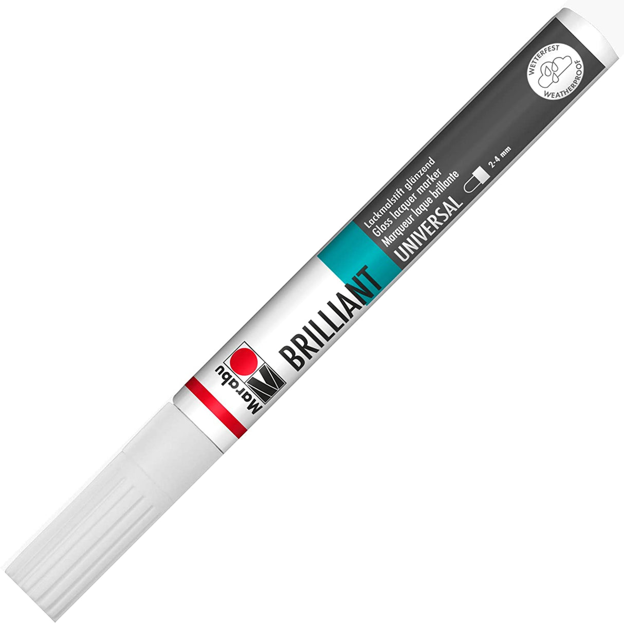 marabu brilliant painter marker pen white
