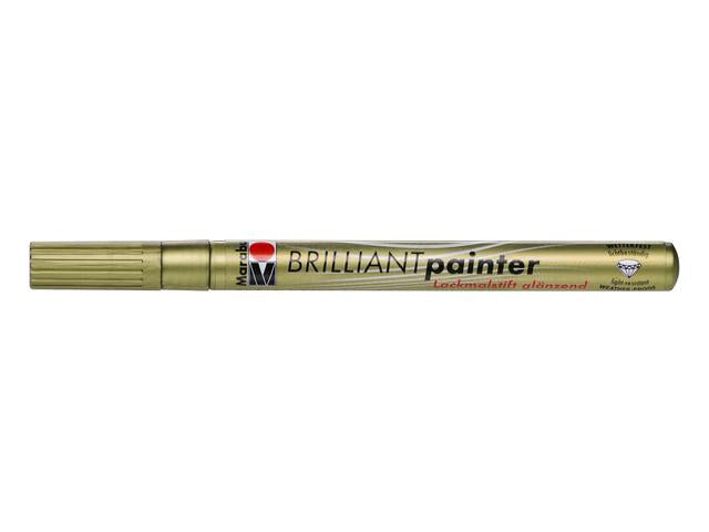 marabu brilliant painter marker pen gold
