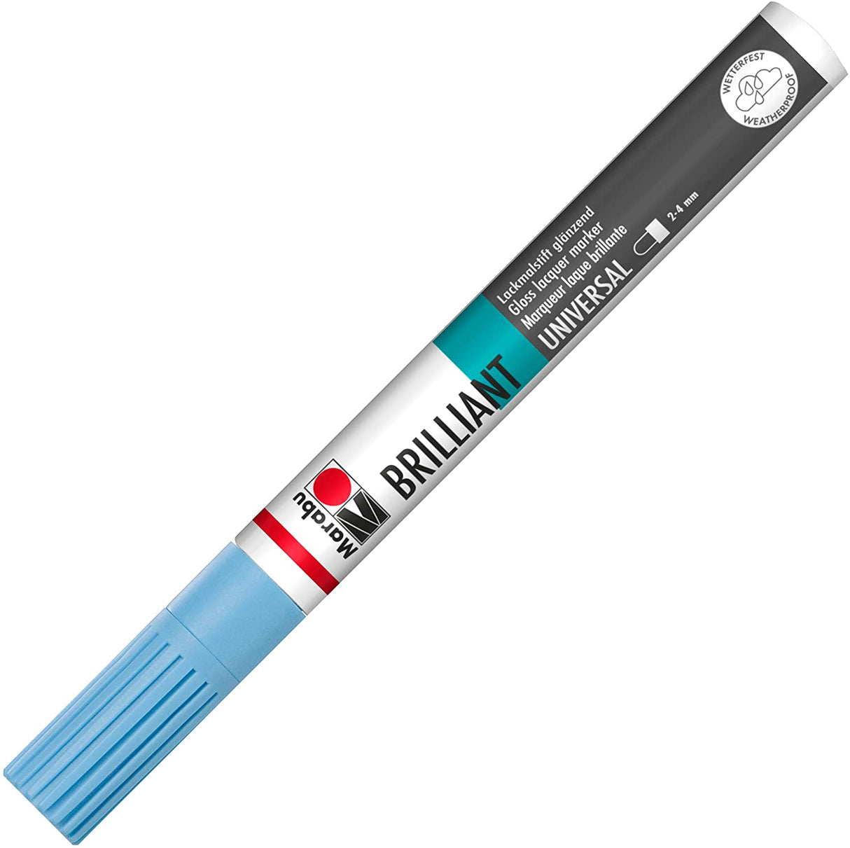 marabu brilliant painter marker pen sky blue