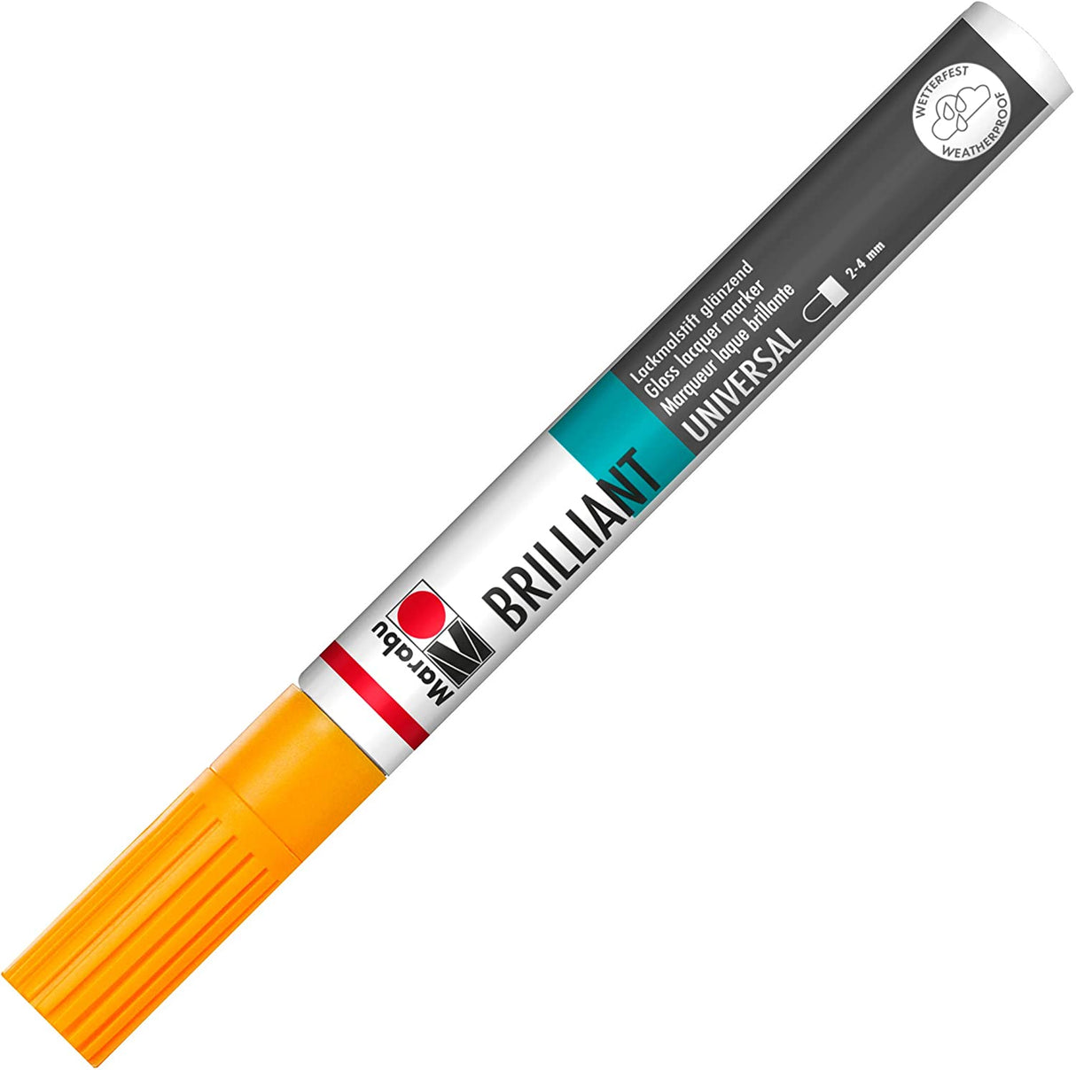 marabu brilliant painter marker pen tangerine