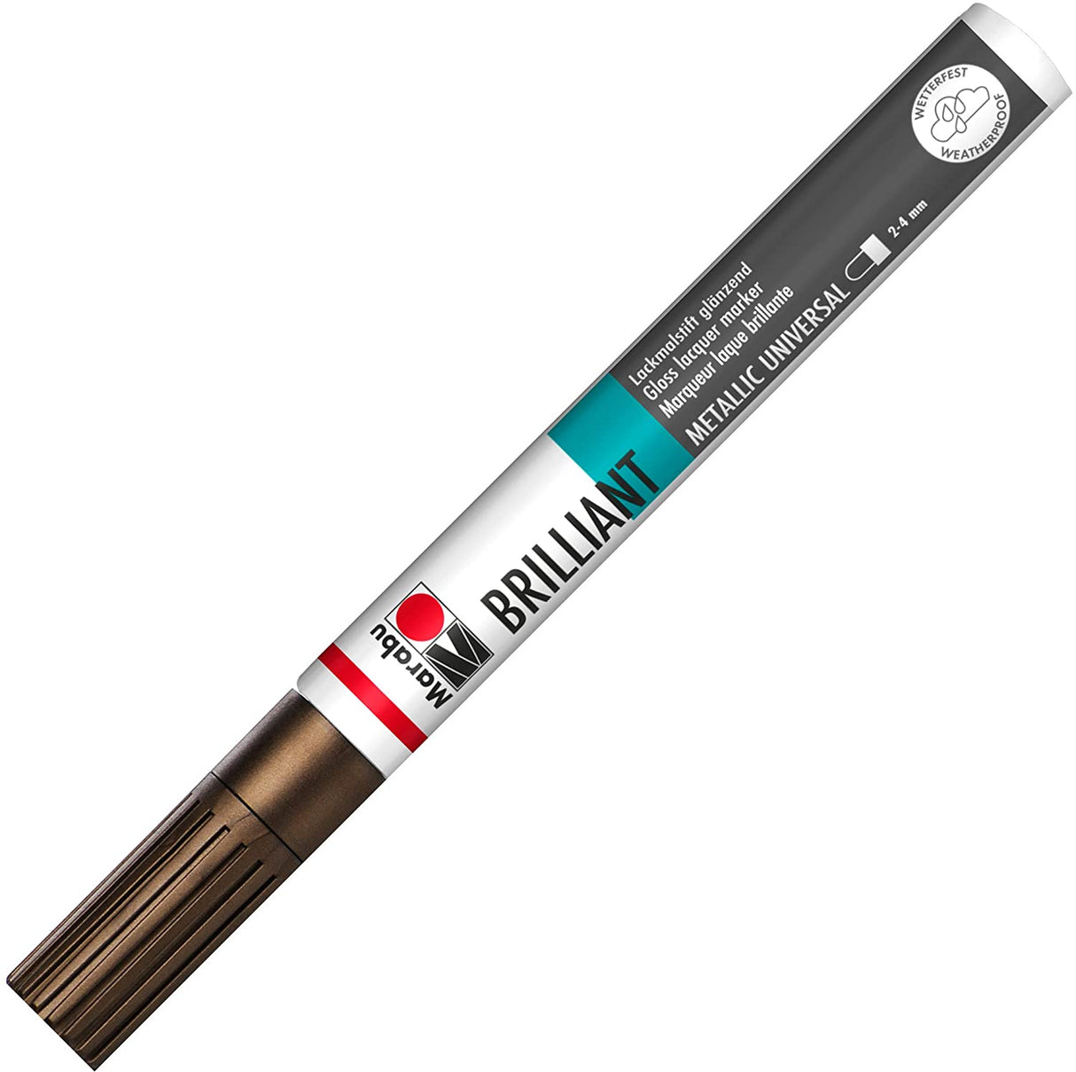 marabu brilliant painter marker pen cocoa