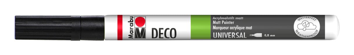 Marabu Deco Painter Marker Pen 0.8mm Black