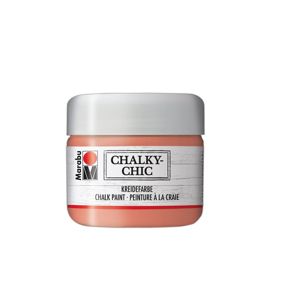 marabu chalky-chic paint salmon
