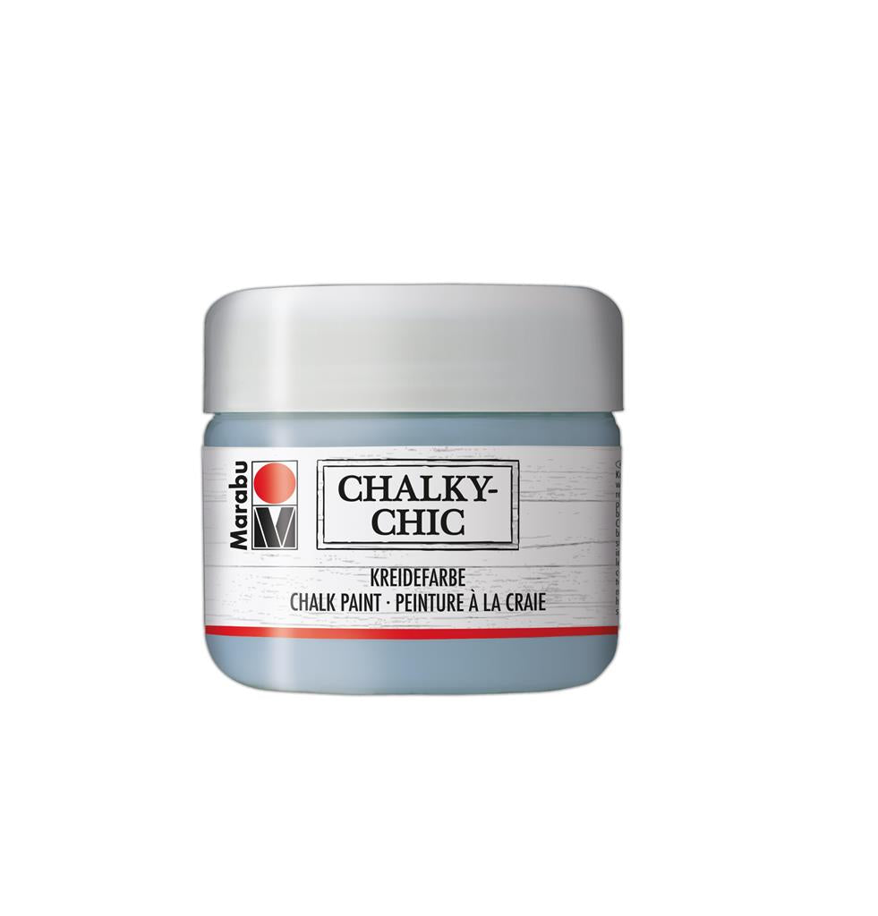marabu chalky-chic paint grey blue