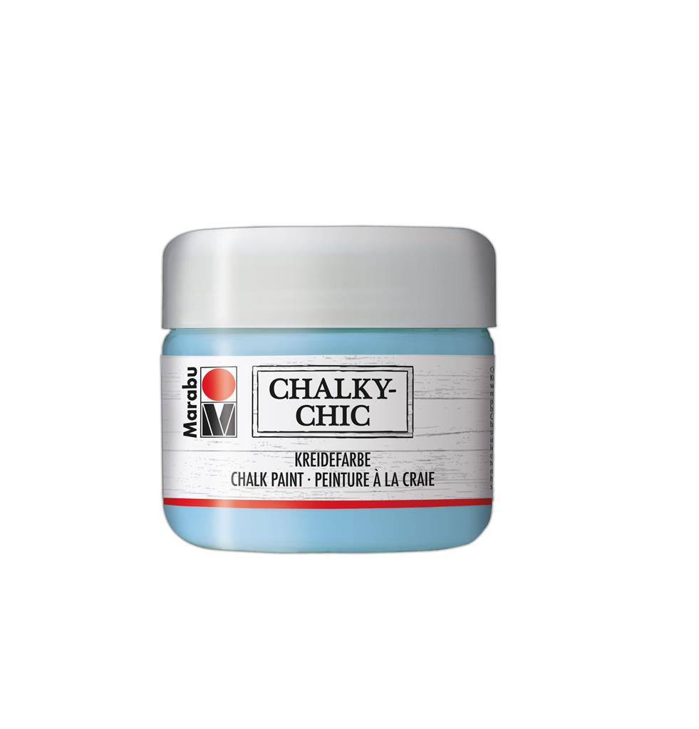 marabu chalky-chic paint light blue