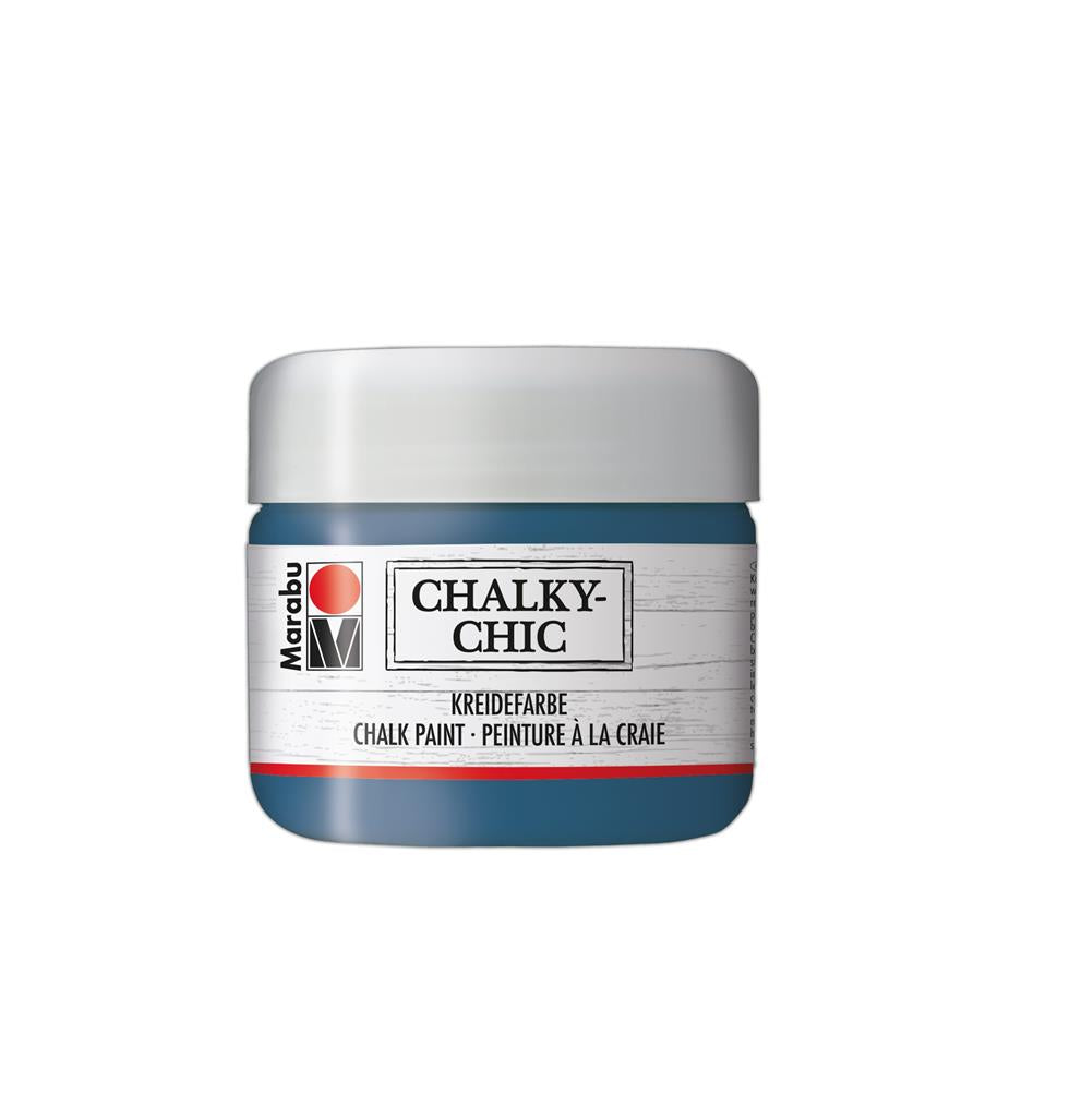 marabu chalky-chic paint smoky blue