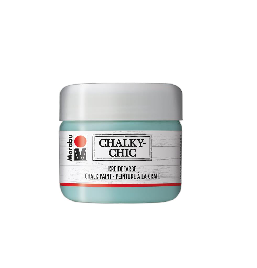 marabu chalky-chic paint lagoon