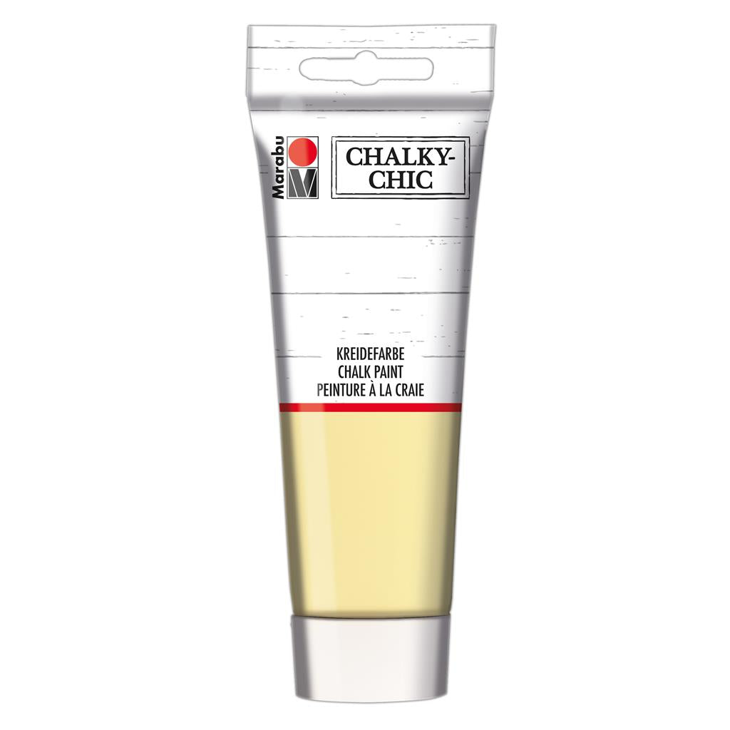 marabu chalky-chic paint pastel yellow