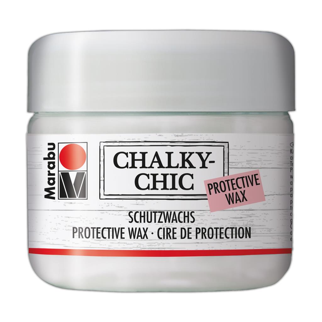 marabu chalky-chic protective patina white