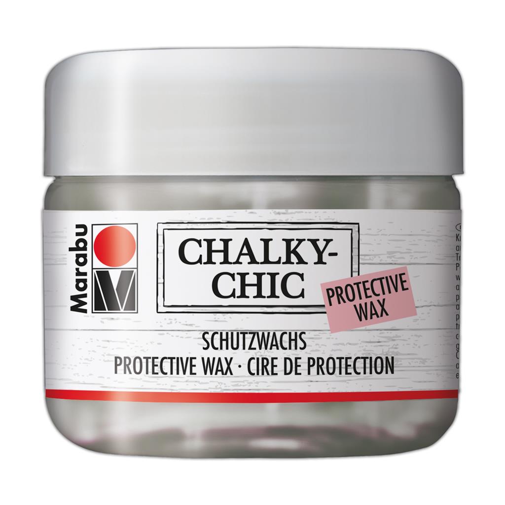 marabu chalky-chic wax transparent
