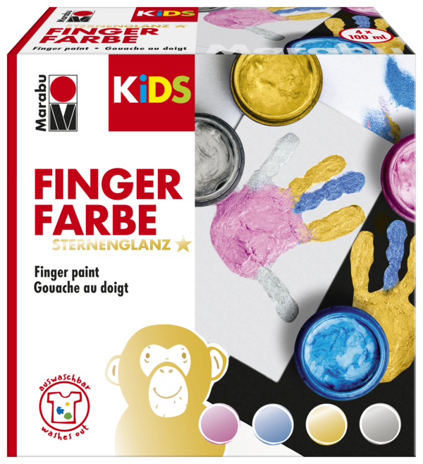 Marabu KIDS Finger Paint Set Starlight
