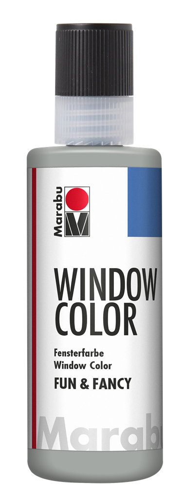 marabu window colour fun & fancy - 80ml outline silver