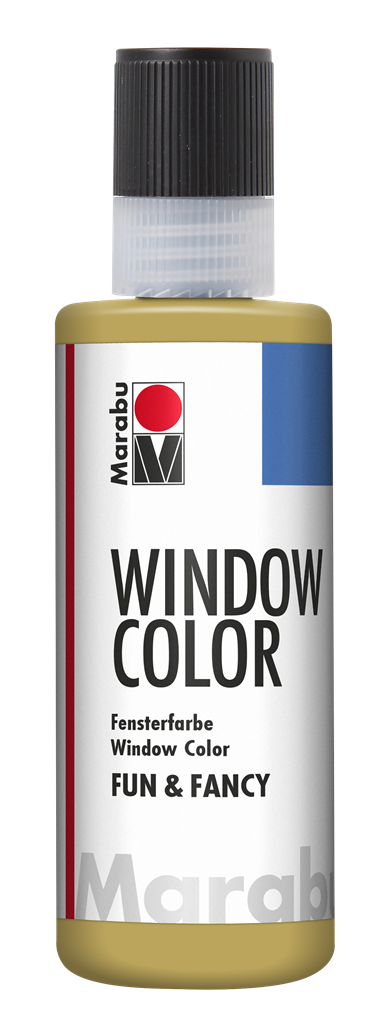 marabu window colour fun & fancy - 80ml outline gold