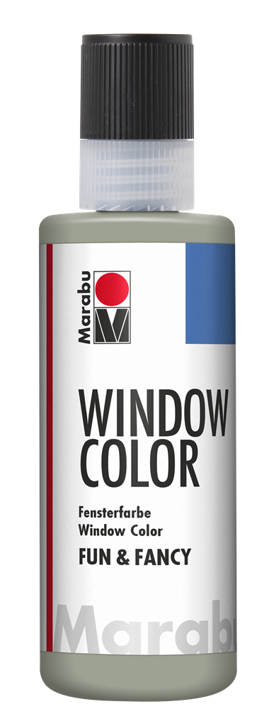 marabu window colour fun & fancy - 80ml grey