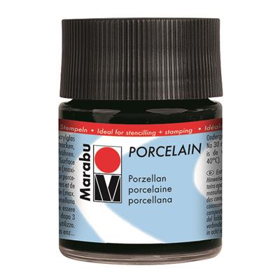 marabu porcelain paint black