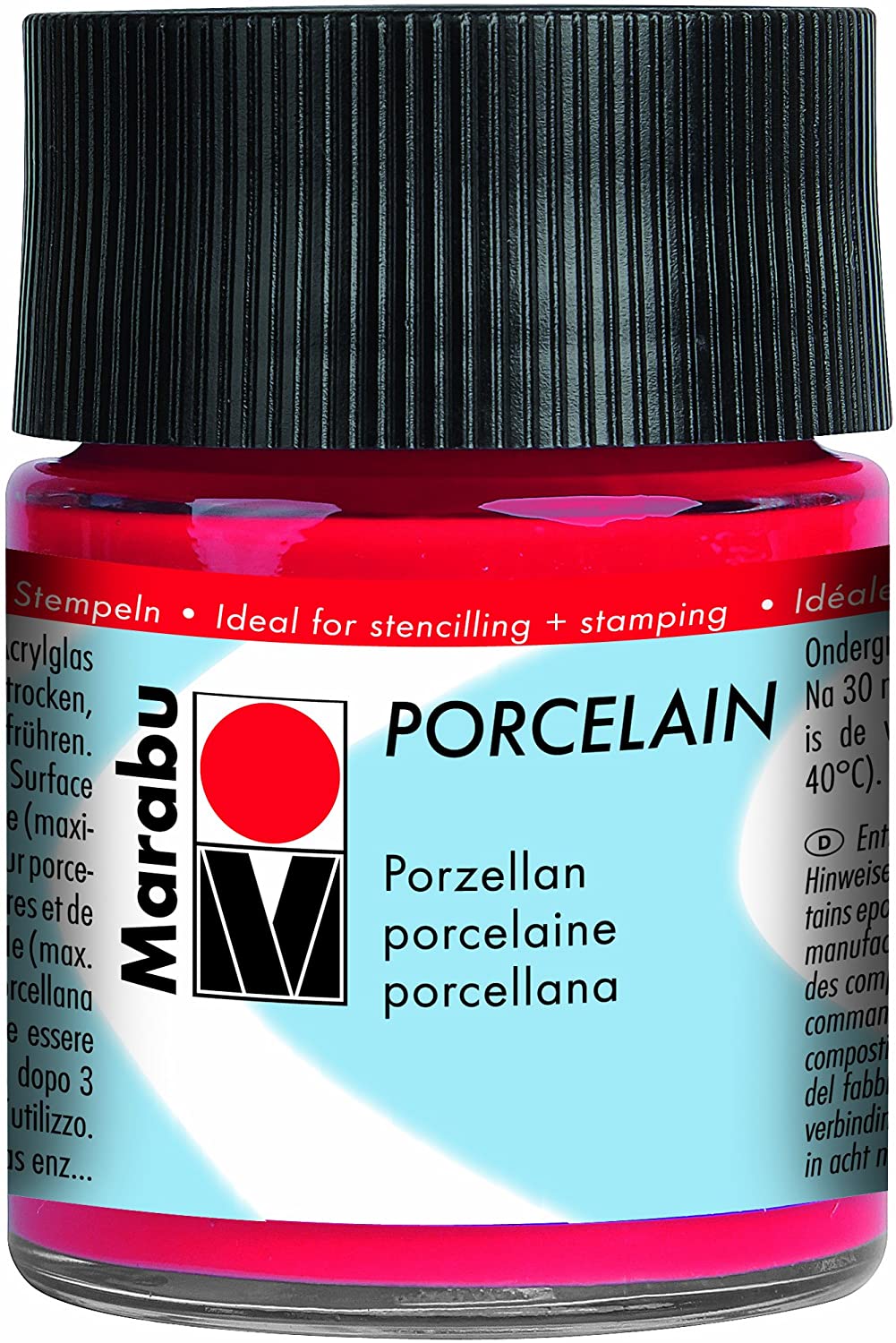 marabu porcelain paint cherry