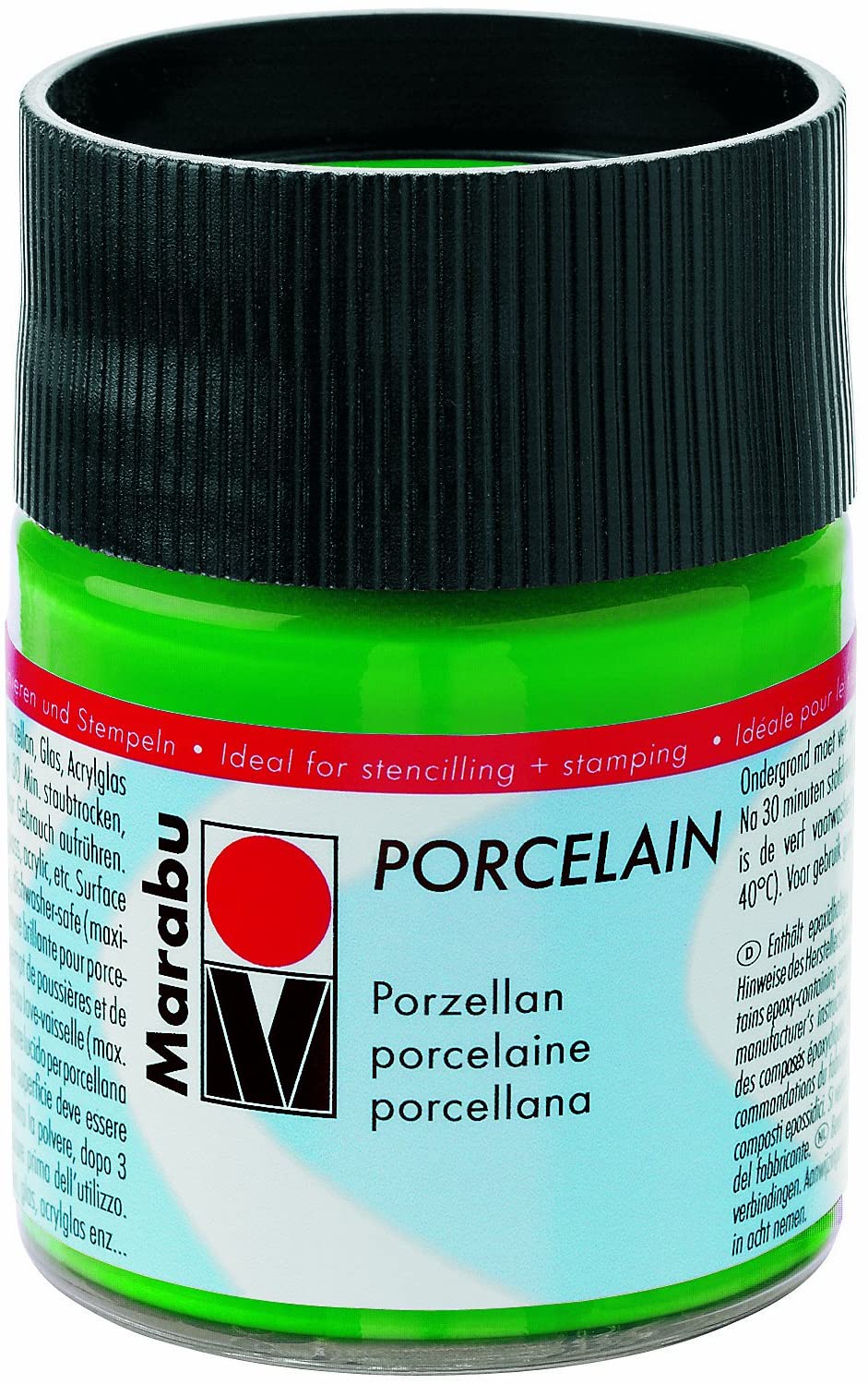 marabu porcelain paint apple