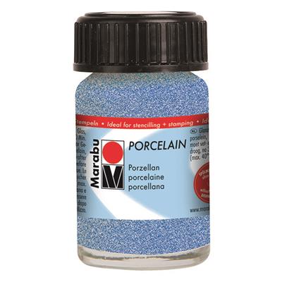 marabu porcelain effekte glitter blue