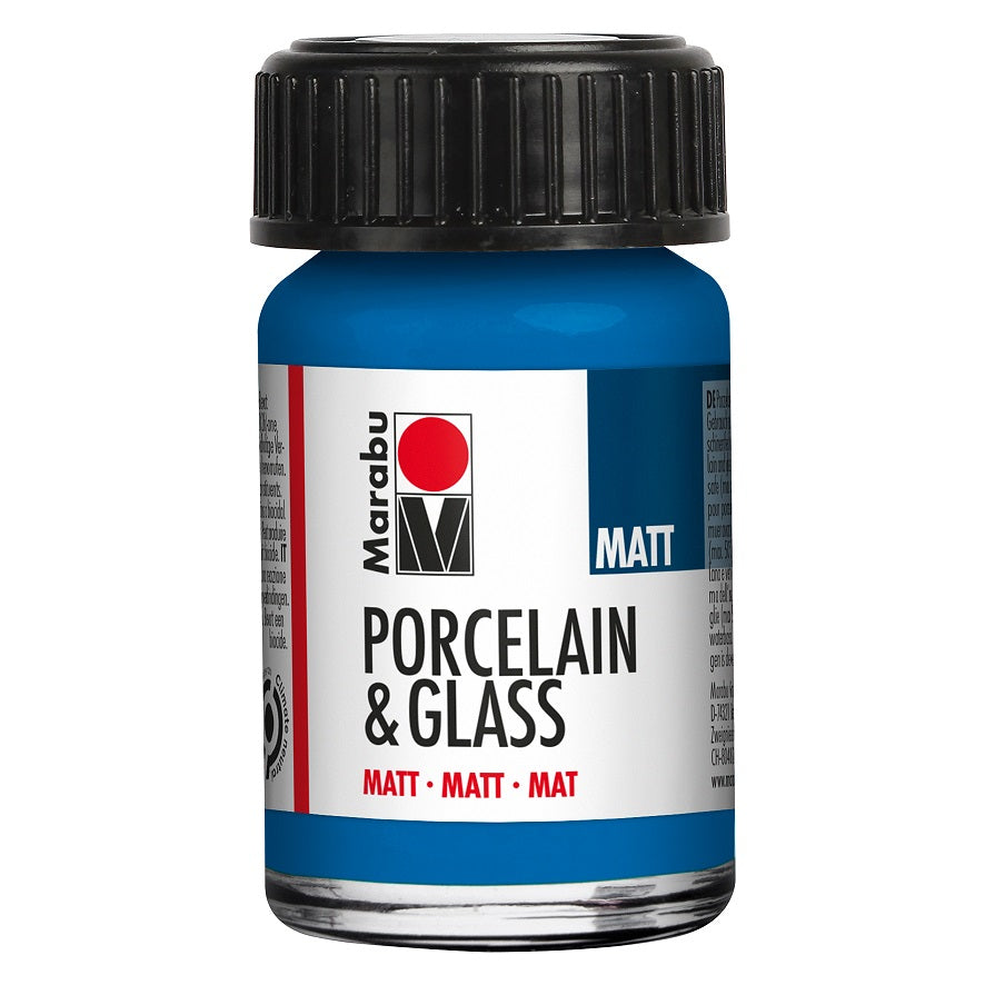marabu porcelain & glass paint matt gentian