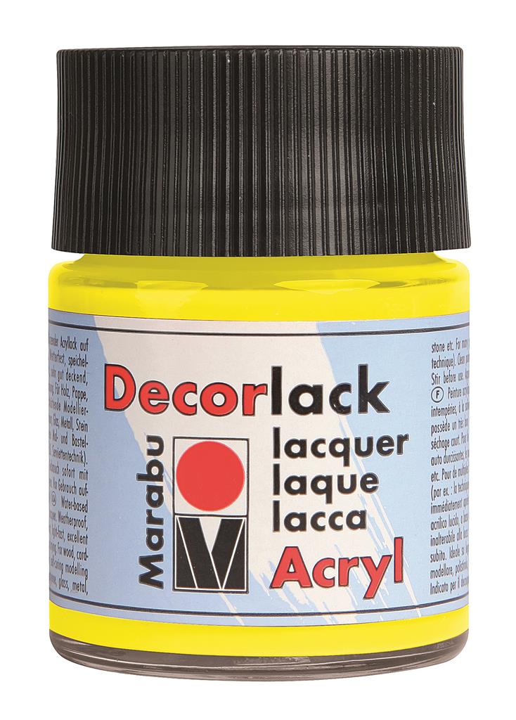 marabu decorlack acrylic paint yellow