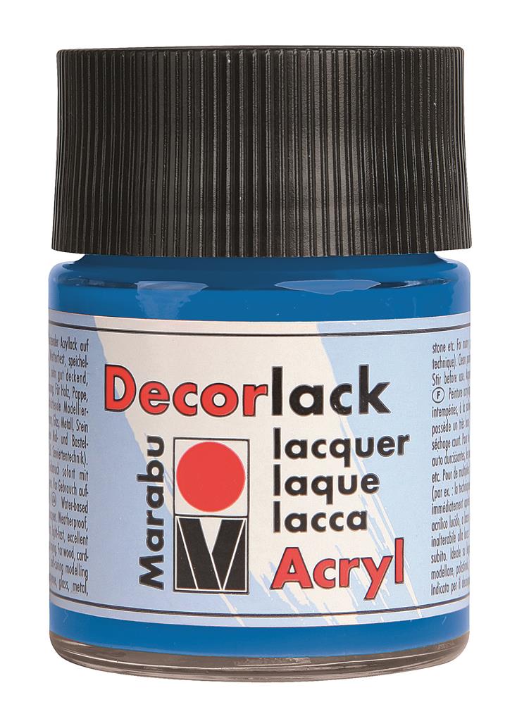 marabu decorlack acrylic paint azure blue
