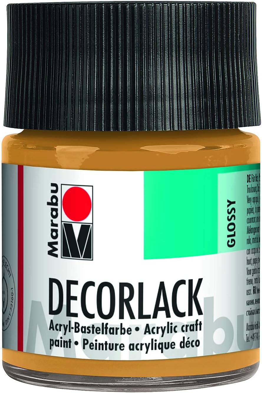 marabu decorlack acrylic paint metallic gold