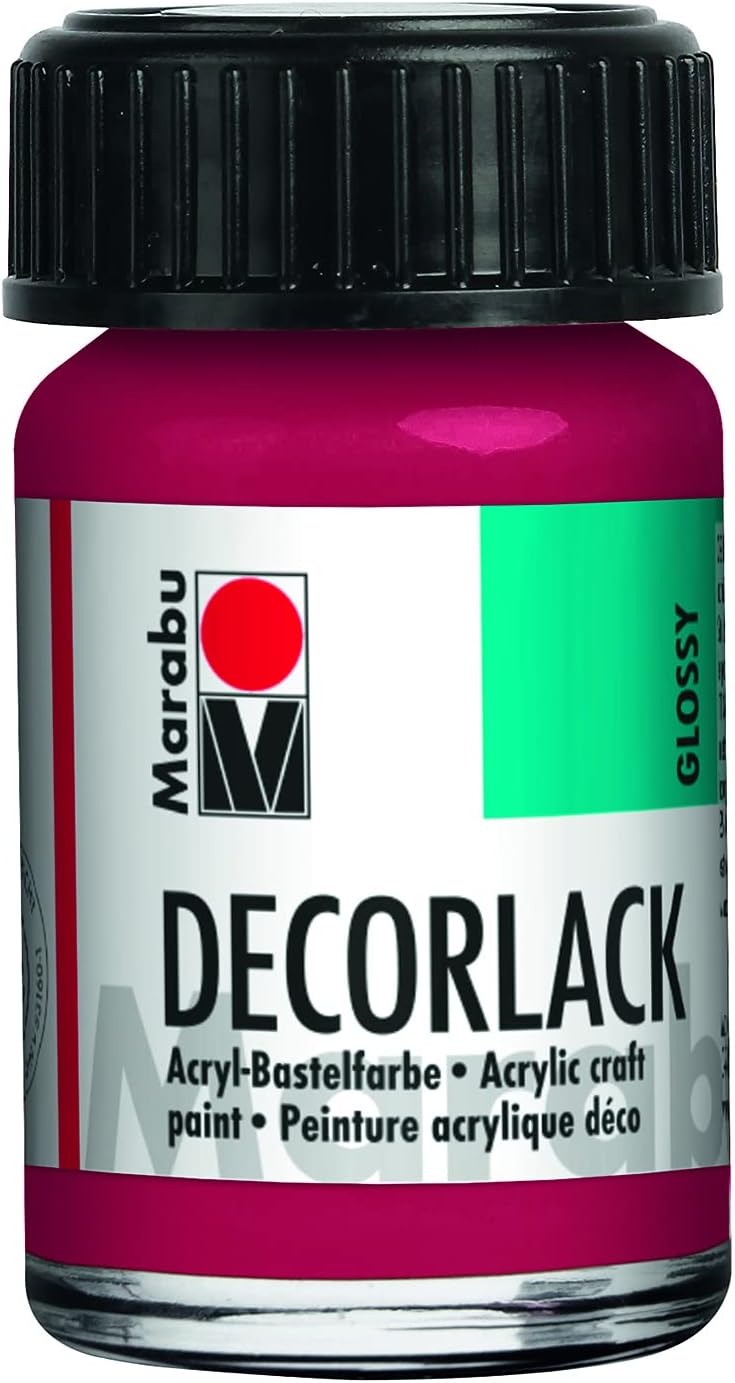 marabu decorlack acrylic paint carmine red