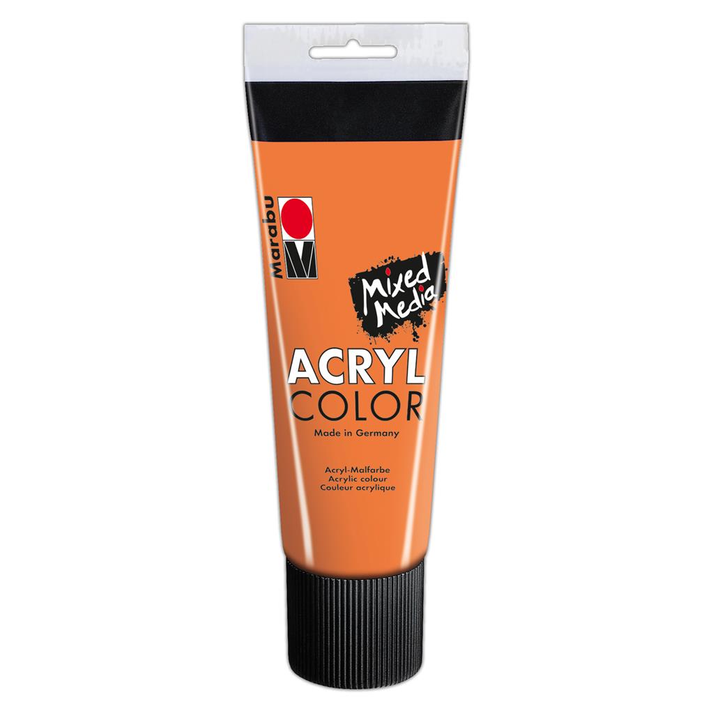 marabu acryl color acrylic paint orange