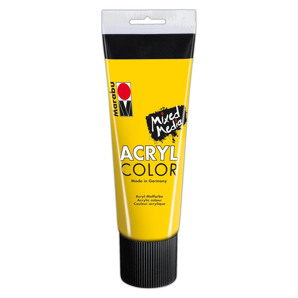 marabu acryl color acrylic paint yellow