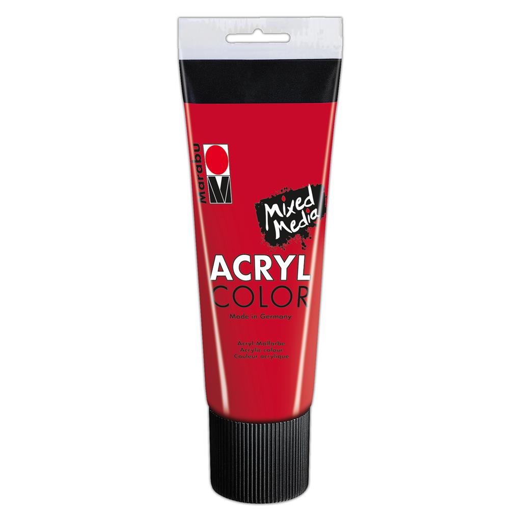 marabu acryl color acrylic paint cherry red