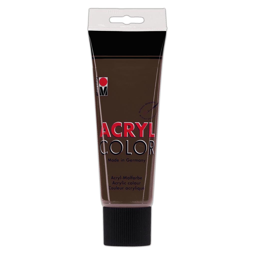 marabu acryl color acrylic paint dark brown