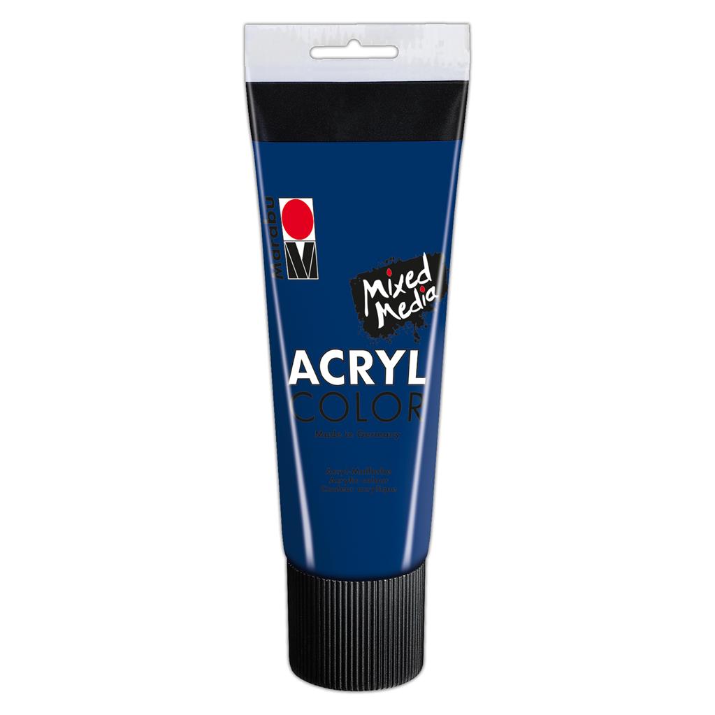 marabu acryl color acrylic paint dark blue