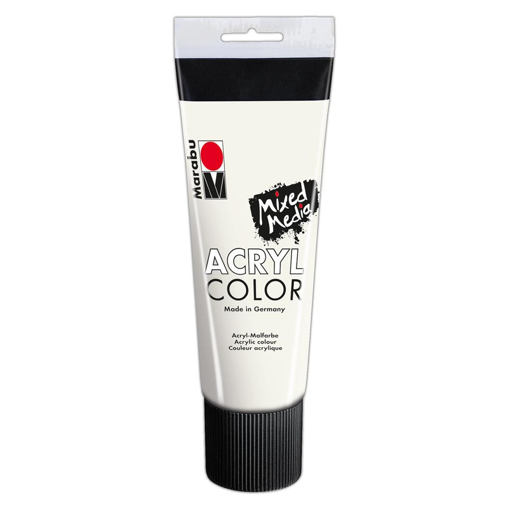marabu acryl color acrylic paint white