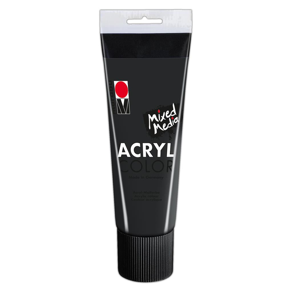 marabu acryl color acrylic paint black