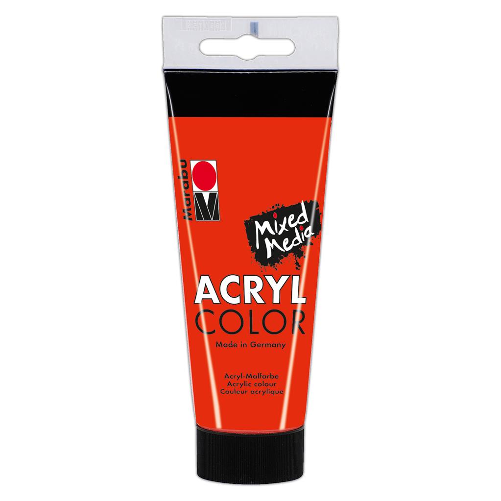 marabu acryl color acrylic paint vermilion