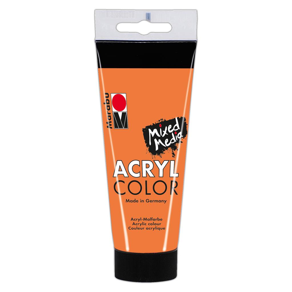 marabu acryl color acrylic paint orange
