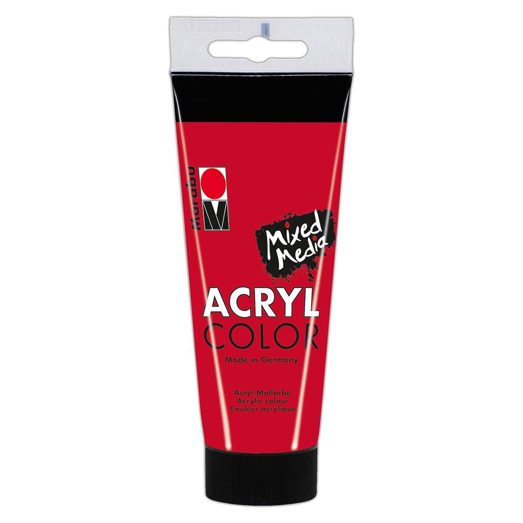 marabu acryl color acrylic paint cherry red