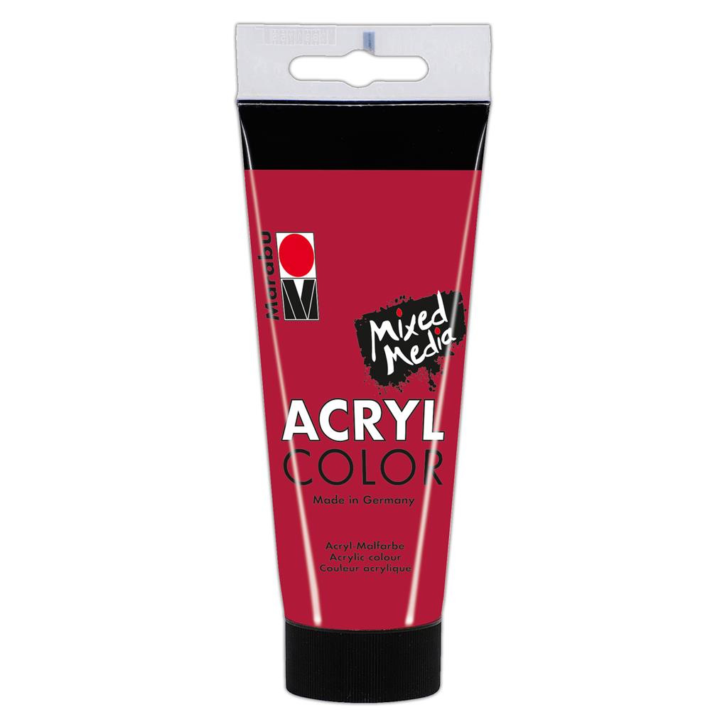 marabu acryl color acrylic paint carmine red